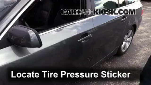 2006 BMW 530xi 3.0L 6 Cyl. Wagon Tires & Wheels Check Tire Pressure